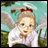 A pixelated anime-style character with blonde hair and angel wings appears on the left side of a contact sheet, while the right side displays stylized text "Anime IM" and "COM" against a black background.