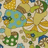 Pixelated image of mushrooms with green text about gnomes and salad on a light background.