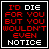 A contact sheet of 11 animated frames showing a pixelated text-based animation with red and white lettering on black background, arranged in a 4x3 grid with one empty cell.