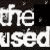 A 50x50 pixel animated buddy icon split into two frames showing text and a stylized figure, with the left frame displaying "the used" in white block letters on black background and the right frame showing a grayscale figure holding an object against light background.