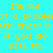 Pixelated text on cyan background with yellow and red elements, showing repeated phrases 'I'm me', 'got a problem with that?!?!!', 'if you do BITE ME' in static layout.