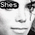 Black-and-white pixelated face with text overlays; one section shows purple 'bisexual' text.