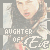 repeated anime-style character images with color-coded text overlays changing