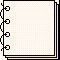 Four notebook-style arranged in a , each with spiral binding on the left side, displaying text labels