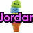 Six identical pixelated ice cream cone icons with green and blue scoops, each paired with a distinct name in colorful block text.