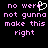 Pixelated text in pink on black background with a white heart symbol replacing the 'o' in 'were' on the left side.