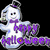 Animated snowman with purple bow tie and top hat, holding 'Happy Halloween' text in purple letters against black background.