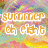 Animated sequence of text phrases over a colorful, pixelated background with shifting pastel hues.