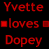 A contact sheet of two identical animated frames showing red pixelated text on a black background with square symbols.