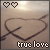 Animated contact sheet showing three frames of a heart-shaped sand drawing with an arrow, featuring pixelated text and changing heart icons at the top.