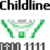 Green funnel-shaped icon with a white square base and gray top, surrounded by pixelated text fragments including 'childline' and 'number' in various fonts and sizes.