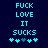 Two identical pixelated cyan text on dark blue background with five star icons below each , one star is grayed out