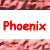 A four- shows a person's face in different expressions and backgrounds with red text reading 'Phoenix' on the top-left