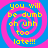 Four identical pixelated with blue and pink spiral backgrounds display yellow text reading "you will be dumb oh uhh too late!!!"