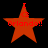Four orange star-shaped icons with red text "I CG Orlando!!" on black background, two showing slight vertical displacement between top and bottom halves.