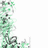 Pixelated green and gray abstract pattern with scattered dark spots on a white background, appearing as a low-resolution static image.