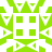 Green and white pixelated icon with central grid of four squares surrounded by symmetrical decorative elements.
