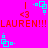 A bright pink background features repeated red text and cyan pixel art elements in a pattern