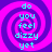 Four identical display a purple and pink spiral background with cyan text reading "do you feel dizzy yet" in a pixelated font