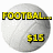 Four white volleyball images with yellow text overlays showing prices and phrases like "FOOTBALL..." "$15", "JERSEY...",$50, "VOLLEYBALL GIRLS KICKING UR BUTT...", and "PRICELESS".