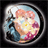 A 48x48 pixel buddy icon featuring a circular anime-style character with pink hair and blue accents, alongside text reading "Anime IM" and "c0m" on a black background.