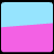 Animated contact sheet showing a paintbrush dipping into green speckled liquid against pink and blue background across nine frames.