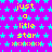 A static image with a purple background covered in cyan stars, featuring yellow text reading "just a little star" repeated across the surface.