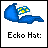 Pixelated icon with blue hat featuring yellow and white pattern, text "Ecko Hat:", and dollar amounts "$25" and "$105" alongside "Bling Bling:" and "Pricelss".