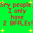 Green background with yellow stars and red text repeating 'Sry people. I only have 2 BFLEs!' in a pixelated style.