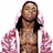 Pixelated image of a person with long dark hair wearing a pink and white patterned jacket over a brown top, standing against a white background with a bright pink on the right displaying 'Lil Wayne' in white text