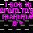 A static image with repeated text in bright pink on a black and white checkered background.