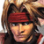 Four pixelated character portraits arranged in a with blue text reading "Legend of Dragoon" on the right side