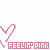 Two side-by-side animated frames of a pink pixelated heart drawing with "FEELIN PINK" text below, showing sequential motion in an AIM buddy icon.