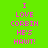 A static image with green and orange background sections displaying repeated text in pink pixelated font.