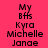 A static image with a bright pink background displaying repeated text in black pixelated font, featuring yellow rectangular overlays on specific