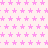 A static pattern of pink star shapes on a light pink background with a gray rectangular overlay in the bottom-right corner.