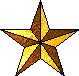 A star-shaped icon with alternating brown and yellow segments, displaying multiple variations of its internal structure across a
