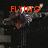Animated pixelated image of a person in mid-air with arms outstretched, overlaid with orange text reading 'FLYING' and 'MEE!!!'