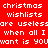 Pixelated text on four colored : red, brown, green, and yellow. Each displays identical white pixelated text reading "christmas wishlists are useless when all I want is YOU"
