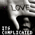 A black-and-white hand with 'LOVE' written on the palm appears in a of six , each containing identical text and layout