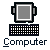 Pixel art of computer, price, CD, dollar amount, and two figures at desks with text labels