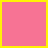 nine pink square with yellow borders, each containing pixelated text variations reading 'fresh squeezed' and related phrases