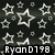 Dark background with scattered white stars of varying sizes, overlaid with three black text boxes containing white text.
