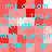 Cyan text on a red and white pixelated background repeats phrases like 'my dream come true' and 'everything i wish for girl is all in you'.