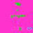 Green text 'oli' above '+' above 'scott' above '=' above '<333' and cyan heart on bright pink background, with cyan heart changing from solid to outline.