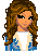Pixel art contact sheet showing a female character in blue and white winter attire with snowflake details, accompanied by the text "Let It Snow" on a white background with scattered blue dots.
