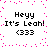 Pixelated text and pink dots on white background, repeated in two with identical content across both