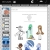 Static pixel art grid showing multiple character avatars with distinct poses and color schemes on a white background.