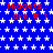 Blue background with white stars and red text reading "Midgets. are #1" repeated across the image.