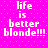 A 4-frame animated contact sheet showing a pixelated text-based icon with repeated phrases on a bright pink background with cyan dots.